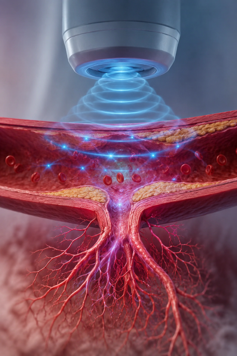 Shockwave ED mechanism — neovascularization at IUVENTUS Medical Center