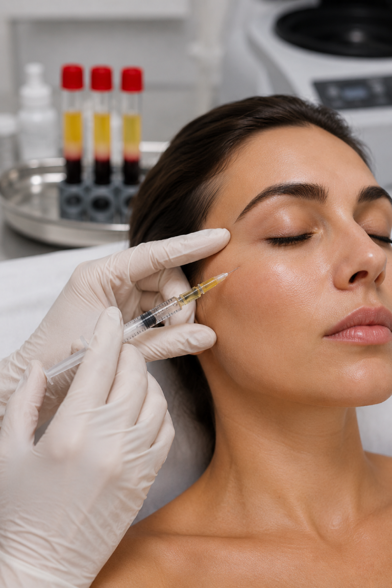 PRF preparation — fibrin matrix at IUVENTUS Medical Center